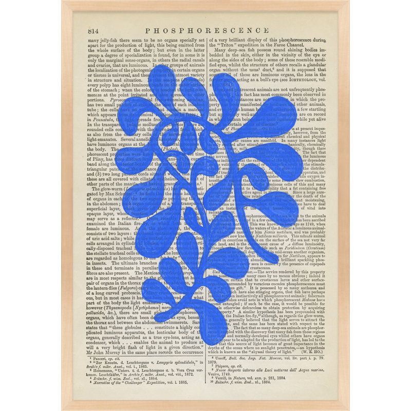 Phosphorescence Print by Michela Sorrentino, Maple Wood, 25" H x 18" W x 1.25" D