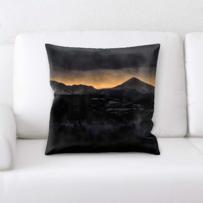 Microsuede Throw Pillow