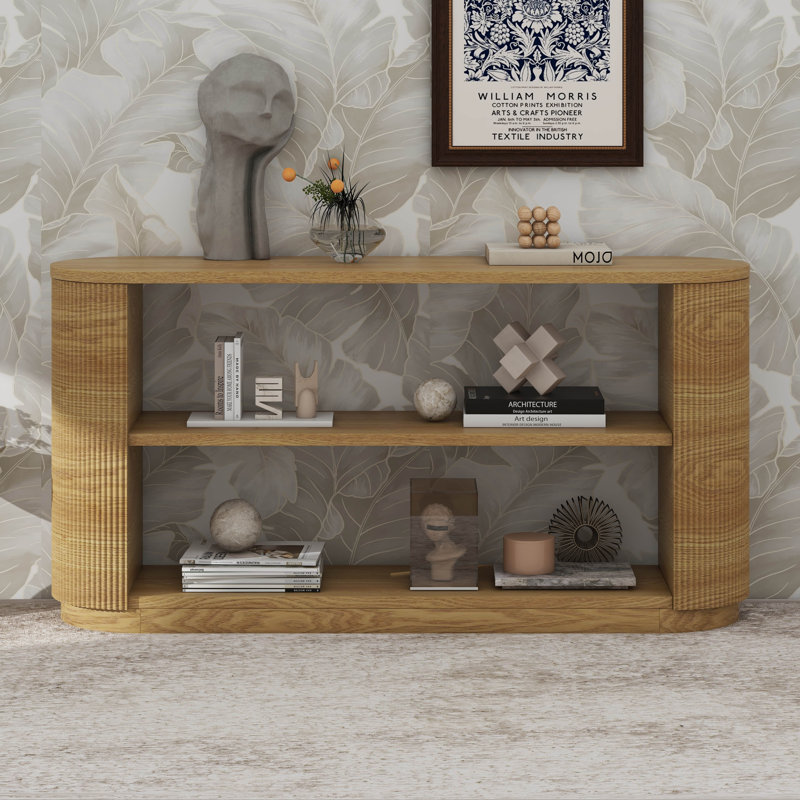 Console avec tablette Modern, Naturel
