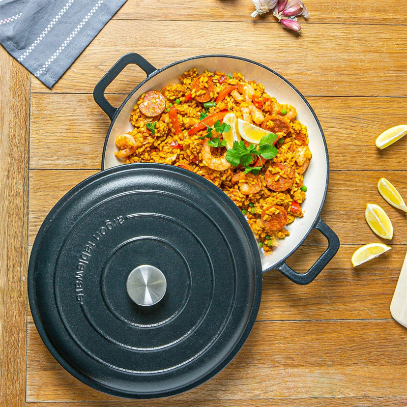 2 - Piece Non-Stick Aluminum Cookware Set, Black