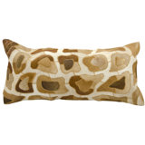 Patchwork Leather/Suede Throw Pillow