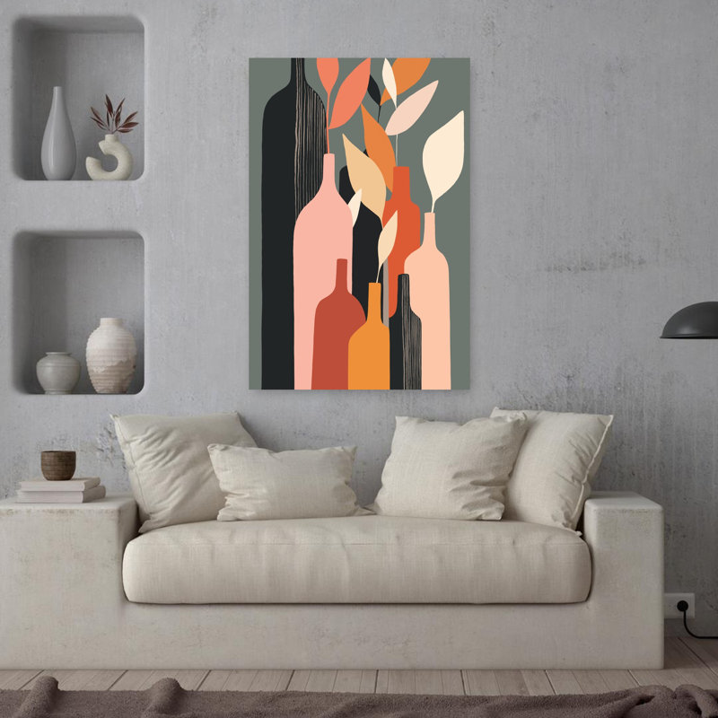 Art contemporain, art contemporain abstrait, H 24 po x l 16 po