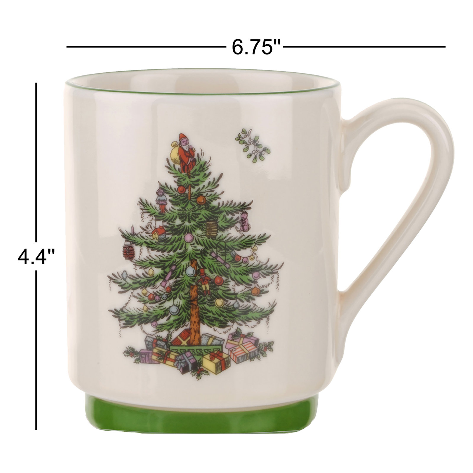 Spode Christmas Tree Stacking Mugs