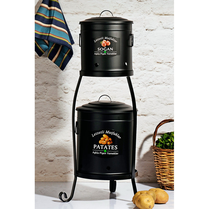 Ensemble de 2 contenants alimentaires Bentson, Noir