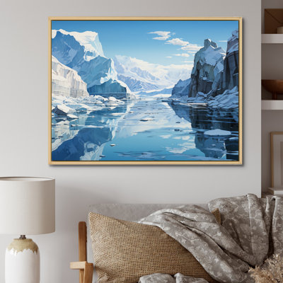 Biritude glacier bleu solitude I - impression