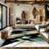 Galaxy Series Abrstract Black/Gray/Ivory/Beige Area Rug