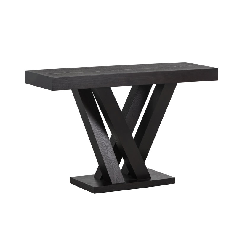 Ikon 47.25'' W Solid Wood Console Table, Dark Espresso