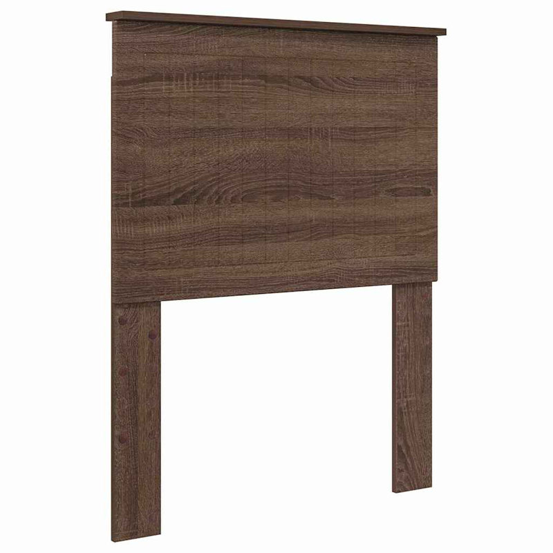 Panel Headboard, UK Small Single - DE 75 x 190 cm, Brown Oak