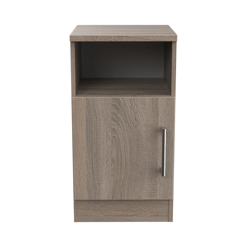 Fully Assembled Devon 1 Door Cabinet Darkolino