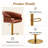 24"-32" Swivel Adjustable Height Upholstered Low Back Bar & Counter Stool-892519392-892649174