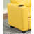 Similicuir jaune est en rupture de stock