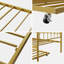 Lit de jour simple avec lit gigogne, structure de canapé-lit avec station de charge et lumières DEL, structure de lit en métal robuste-29817721
