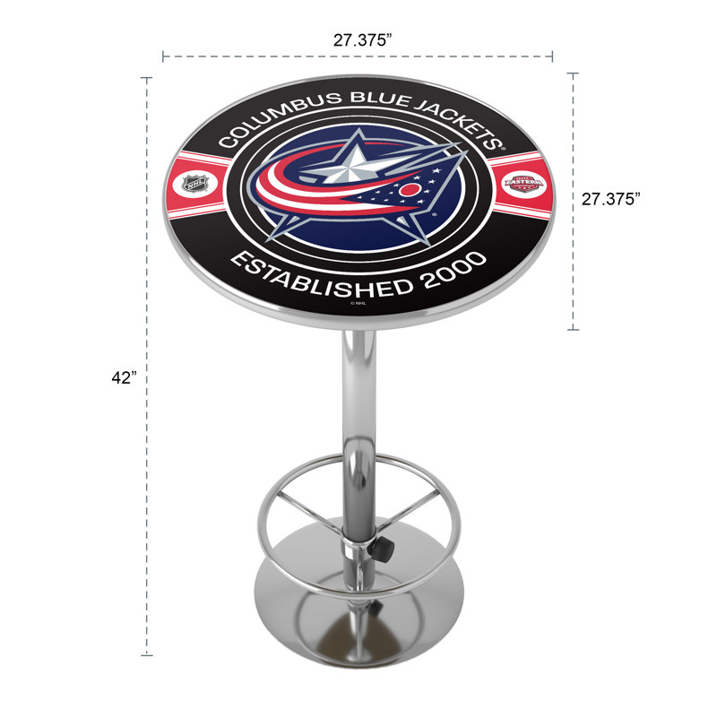 Table de bar avec repose-pieds Columbus Blue Jackets
