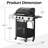 3-burner Propane Gas Grill With Side Burner
