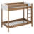 Bunk Bed Frame With Ladder, Safety Guardrails, Upholstered Headboard/Footboard