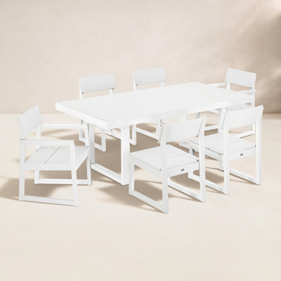 POLYWOOD® Edge 78" Patio Dining Set