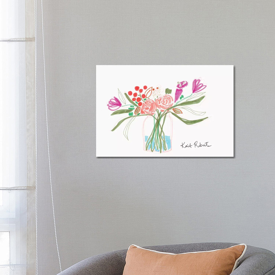 Bouquet For Carle by Kait Roberts - Wrapped Canvas Gallery-Wrapped Canvas GiclÃ©e