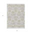 Tapis d'intérieur lavable oriental beige 5 pi
