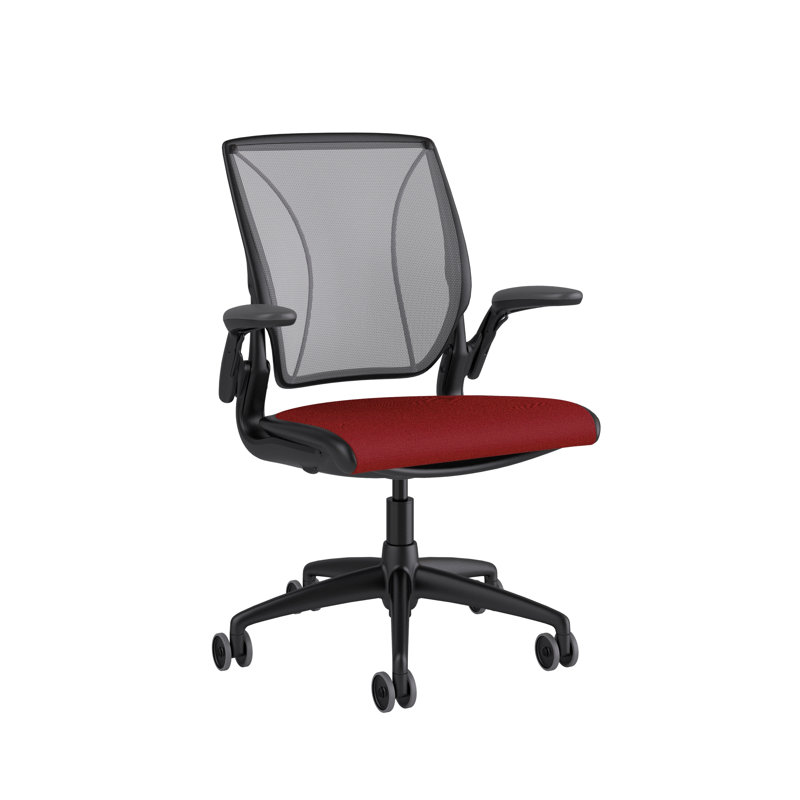 Diffrient World Wool Task Chair, Black, Catena/Caraway, Corde/Black