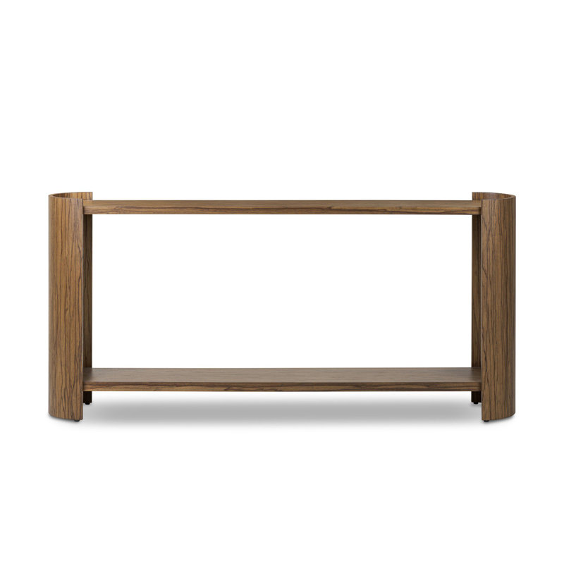 Damari Console Table-Medium Brown Limba