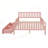 Wood Platform Bed with Guardrails on Both Sides and Two Storage Drawers-393769955-393769964