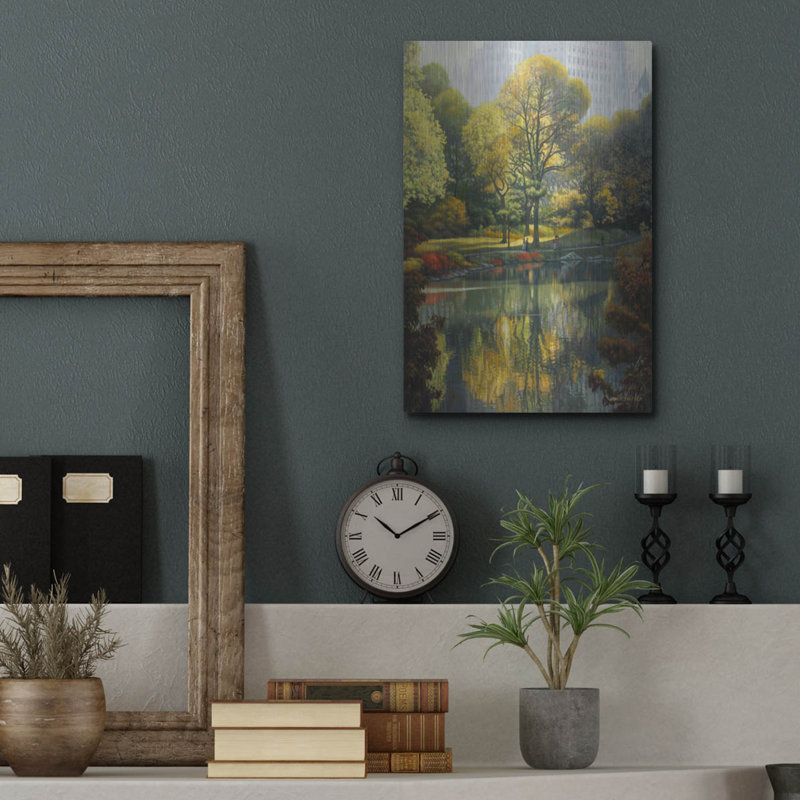 «Reflection Of The Park» par John Zaccheo, H 16 po x l 12 po