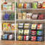 Lot de 8 organisateurs de boîtes empilables pour le rangement des aliments dans le garde-manger et les placards