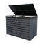 Cleobury - Remise double - Grand - Gris foncé avec portes aspect bois (68 po x 39 po x 49 po)-1454952917-1454952912