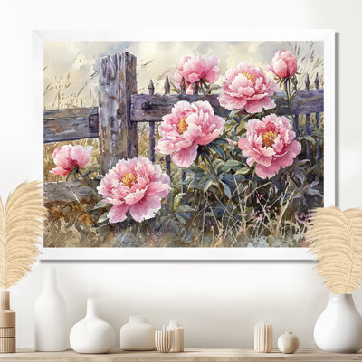 Pivoines de Purcell par The Farm Gate I - pivoines, art mural
