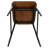Cutler Industrial Barstool with Steel Frame and Rustic Wood Seat