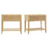 Flores Natural 1-Drawer Nightstand - Set Of 2