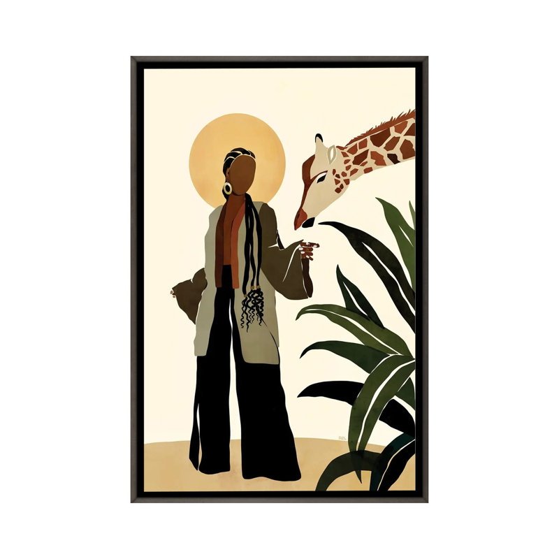 Ari par Brie Nicole-impression d’art graphique, Pas de tapis, H 48 po x l 32 po x P 1,5 po