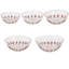 20-Piece Glass Bowls with Lids Set - Strawberry Design Mixing Bowls Set with Multiple Sizes
