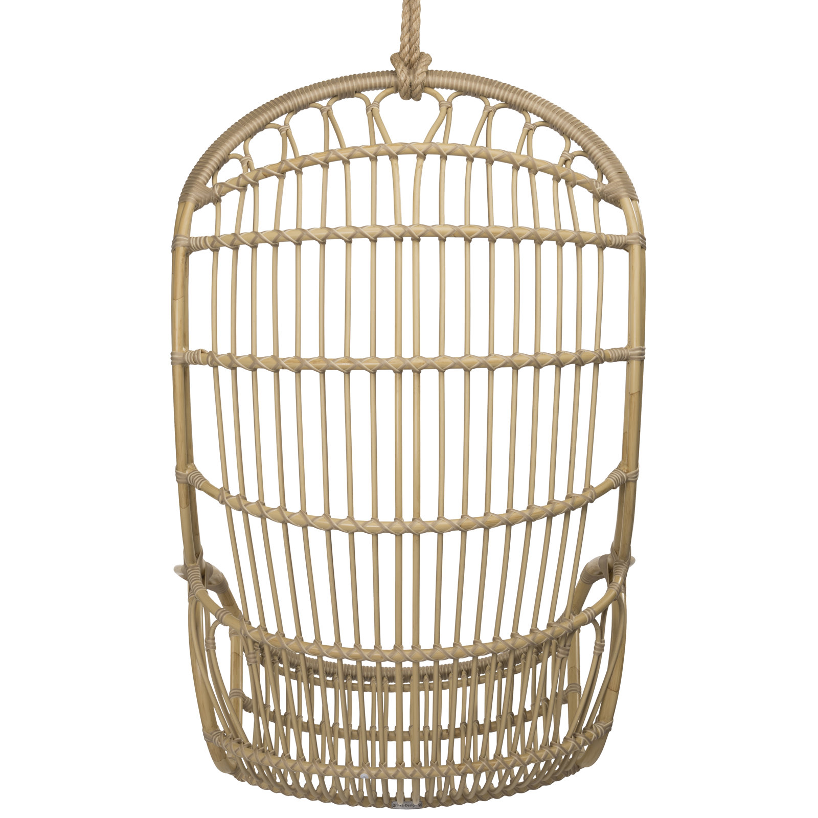 Riviera 1 Person Swing Chair, Brown
