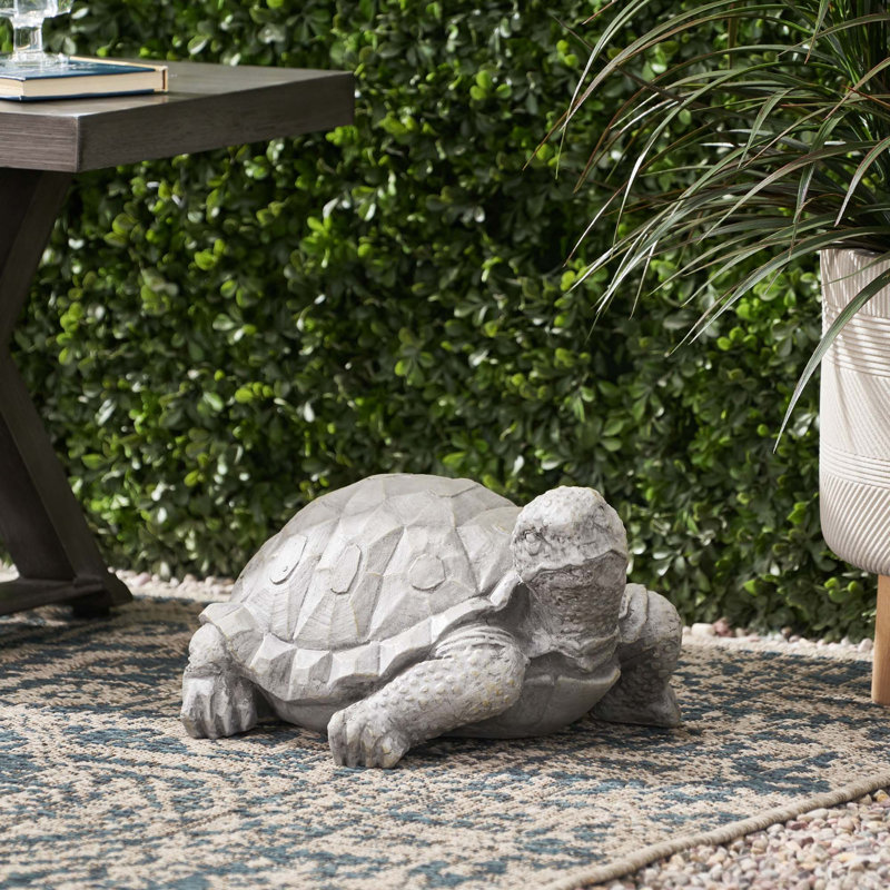 Statue de tortue d'extérieur, aucun assemblage requis