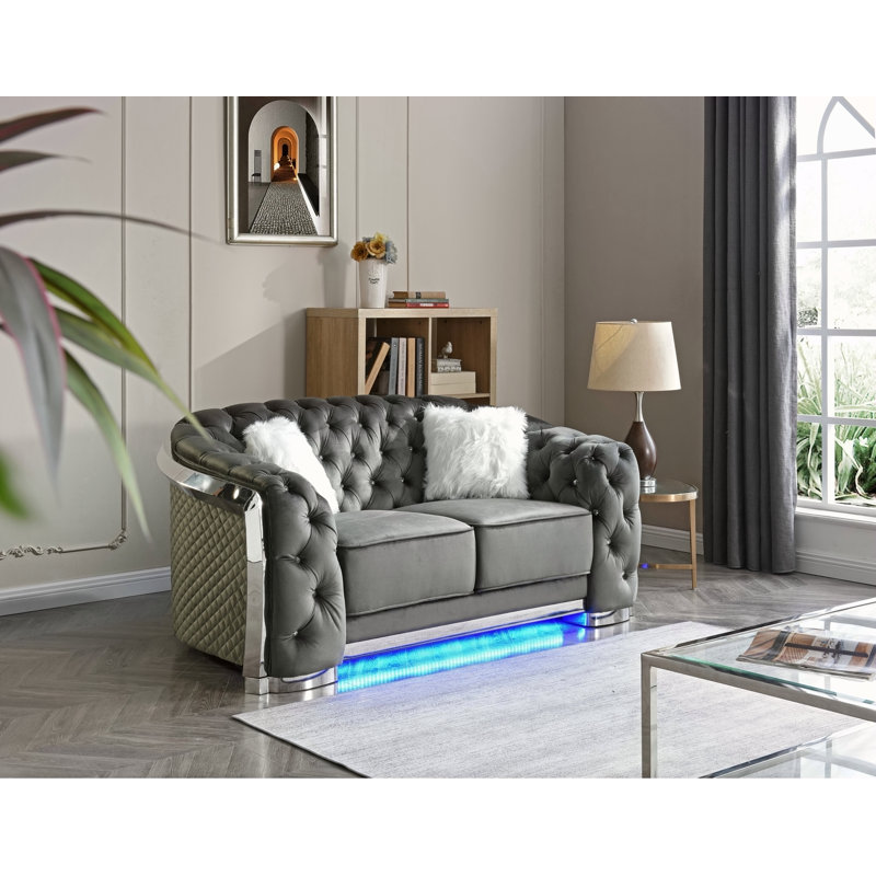 Causeuse Chic, Gris