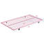 Lit superposé en métal rose avec lit gigogne - Lit moderne et fonctionnel, lit superposé, solide pour la durabilité, fonctionnement silencieux et stable, capacité de charge à bruit élevé, escalier sécuritaire, agencement simple