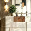 Armoire d'appoint moderne et minimaliste