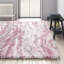 Tapis rose à motif abstrait Agassiz-320397341