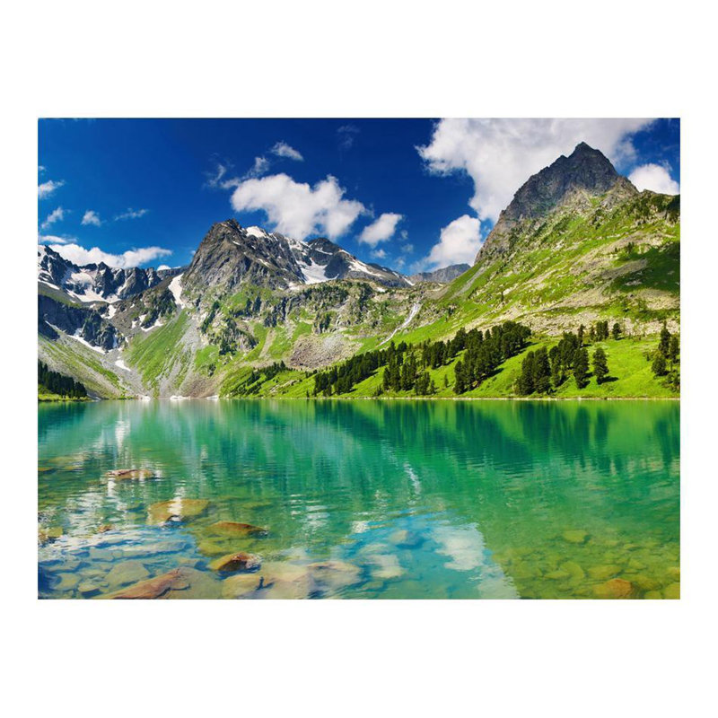 Murale Davd Mountain Lake, L 90 po x l 118 po