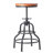 Darlean Swivel Adjustable Height Counter Stool with Metal Frame