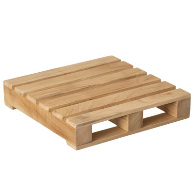  15-inch Rustic Wooden Pallet Display Stand Natural Wood Riser For Home Decor Table Centerpiece Plant Pot Diy Craft Candle Holders Fair Presentation Home Accent & Event Styling