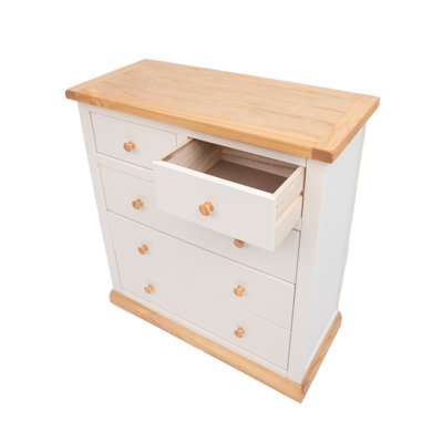 Nason 90 cm W Chest of 5 Drawers
