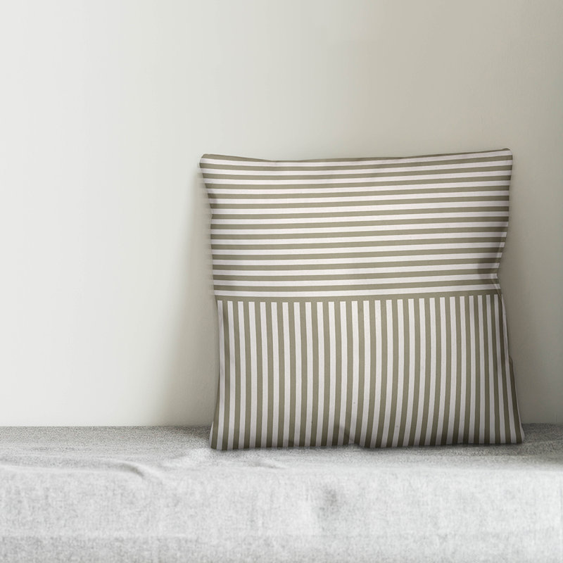 Striped Throw Pillow