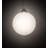 Bola 1 - Light Nickel Sphere Pendant