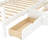L-Shaped Platform Bed Twin Size With Trundle, Solid Wood Platform Bed With Storage Drawers And Shelves-437843751