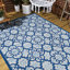 Tapis intérieur / extérieur gris clair / bleu Vidar-1556113934