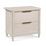 Clair 2 - Drawer Solid Wood Nightstand