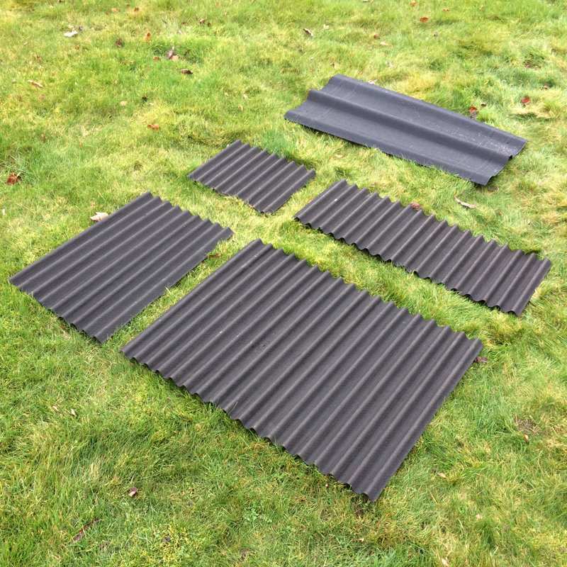 Kircher - Watershed Complete Roof Tile Kit for sheds, summerhouse, cabins and workshops, 5x5ft