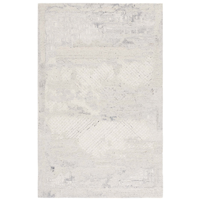 Harvest 105 Hand Tufted Wool; Cotton Abstract Rug, Rectangle 6' x 9'